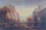 Albert Bierstadt Lake in the Yosemite Valley Spain oil painting reproduction